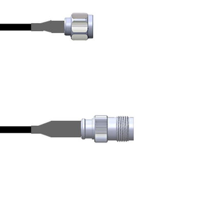 Q-2O04L000D048i by Amphenol Custom Cable - CABLE ASSY N TO TNC PLUG TO JCK 4