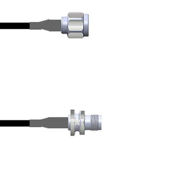 Q-2O04M000D.25M by Amphenol Custom Cable - CABLE ASSY N TO TNC P TO J 9.843