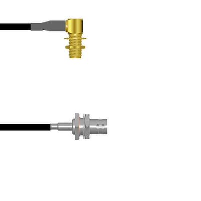 Q-2P00400031.5M by Amphenol Custom Cable - SMA-RJB/BNC-SJB G174 1.5M