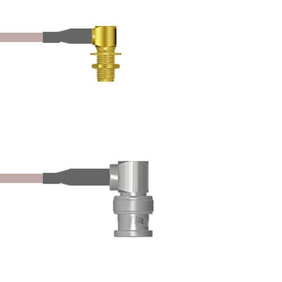 Q-2P00D0005036I by Amphenol Custom Cable - SMA-RJB/BNC-RP G316 36I