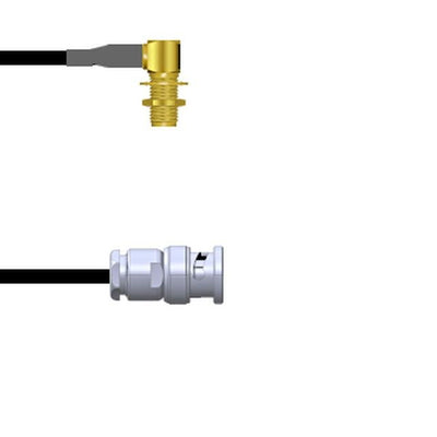 Q-2P00J0003003I by Amphenol Custom Cable - SMA-RJB/BNC-SP G174 3I