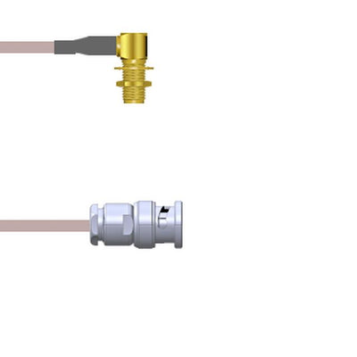 Q-2P00J0005001M by Amphenol Custom Cable - SMA-RJB/BNC-SP G316 1M