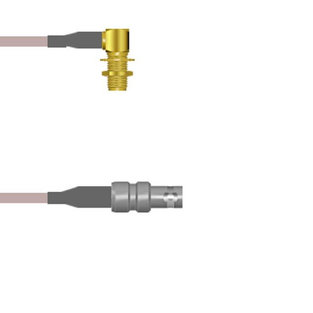 Q-2P00Q0005.25M by Amphenol Custom Cable - SMA-RJB/HDBNC-SJ G316 0.25M