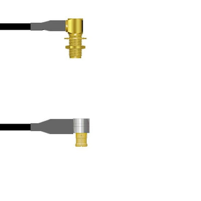 Q-2P01A0003084I by Amphenol Custom Cable - SMA-RJB/MCX-RP G174 84I