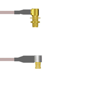 Q-2P01A0005.25M by Amphenol Custom Cable - SMA-RJB/MCX-RP G316 0.25M