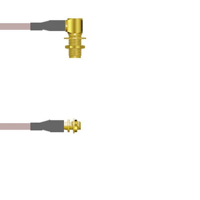 Q-2P01I0005084I by Amphenol Custom Cable - SMA-RJB/MMCX-SJB G316 84I