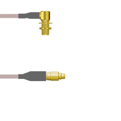 Q-2P01Q0005084I by Amphenol Custom Cable - SMA-RJB/MMCX-SP G316 84I