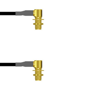 Q-2P02P0003018I by Amphenol Custom Cable - SMA-RJB/SMA-RJB G174 18I