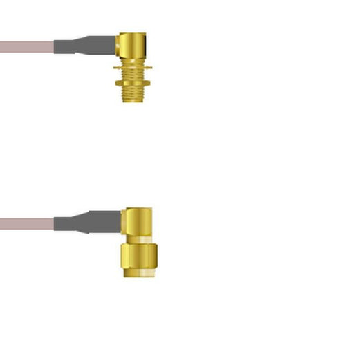 Q-2P0340005002M by Amphenol Custom Cable - SMA-RJB/SMA-RP G316 2M