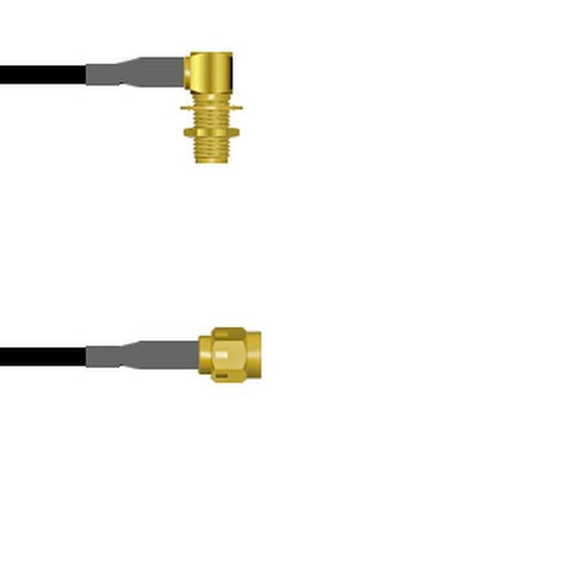 Q-2P03B00031.5M by Amphenol Custom Cable - SMA-RJB/SMA-SP G174 1.5M