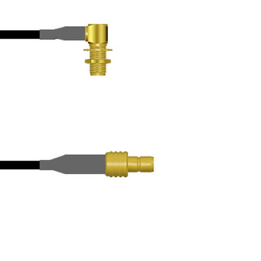 Q-2P03L00032.5M by Amphenol Custom Cable - SMA-RJB/SMB-SJ G174 2.5M