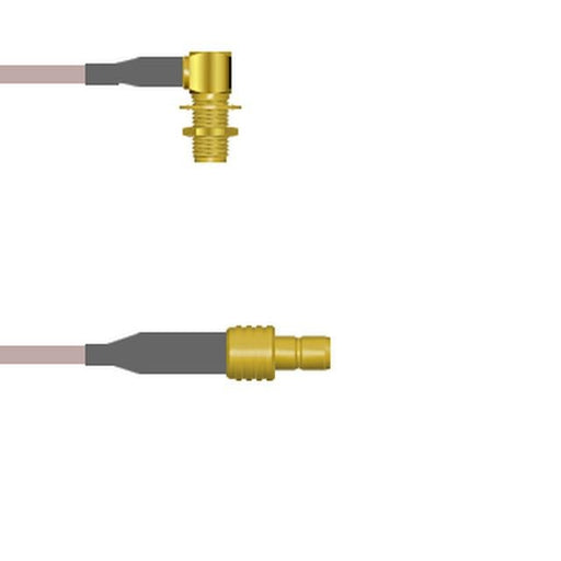 Q-2P03L0005003M by Amphenol Custom Cable - SMA-RJB/SMB-SJ G316 3M