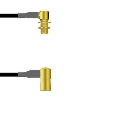 Q-2P03S00030.5M by Amphenol Custom Cable - SMA-RJB/SMB-RP G174 0.5M