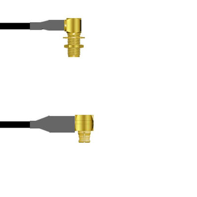 Q-2P0420003006I by Amphenol Custom Cable - SMA-RJB/SMP-RP G174 6I