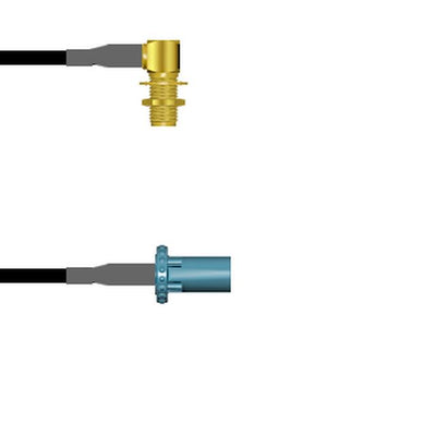 Q-2P05A0003012I by Amphenol Custom Cable - SMA-RJB/FKRAZ-SP G174 12I