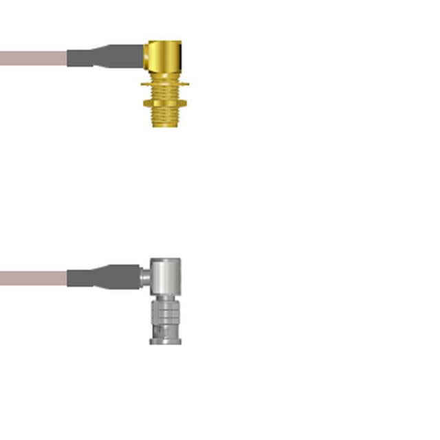 Q-2P05G0005006I by Amphenol Custom Cable - SMA-RJB/HDBNC-RP G316 6I