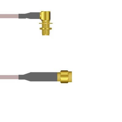 Q-2P0680005024I by Amphenol Custom Cable - SMA-RJB/SMA-SP G316 24I
