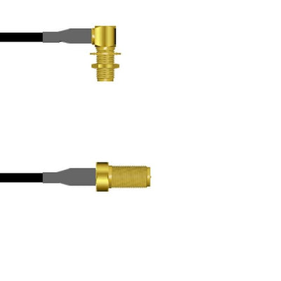 Q-2P0710003024I by Amphenol Custom Cable - SMA-RJB/SMA-SJ G174 24I