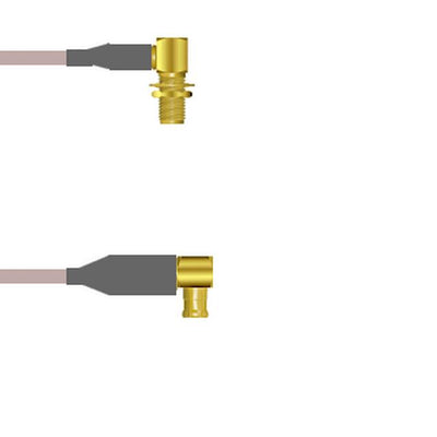 Q-2Q017000R002M by Amphenol Custom Cable - SMA-RJB/MCX-RP G316D 2M