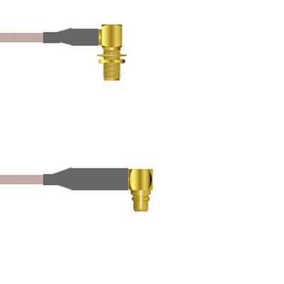 Q-2Q01O000R002M by Amphenol Custom Cable - SMA-RJB/MMCX-RP G316D 2M