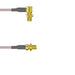Q-2Q02X000R048I by Amphenol Custom Cable - SMA-RJB/SMA-SJB G316D 48I