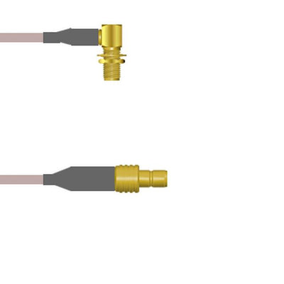 Q-2Q03N000R048I by Amphenol Custom Cable - SMA-RJB/SMB-SJ G316D 48I