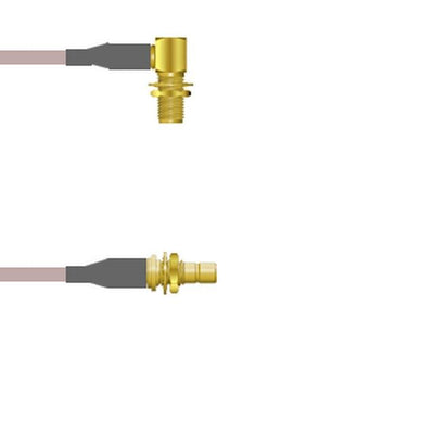 Q-2Q03O000R084I by Amphenol Custom Cable - SMA-RJB/SMB-SJB G316D 84I