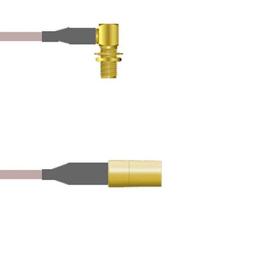 Q-2Q03Z000R108I by Amphenol Custom Cable - SMA-RJB/SMB-SP G316D 108I