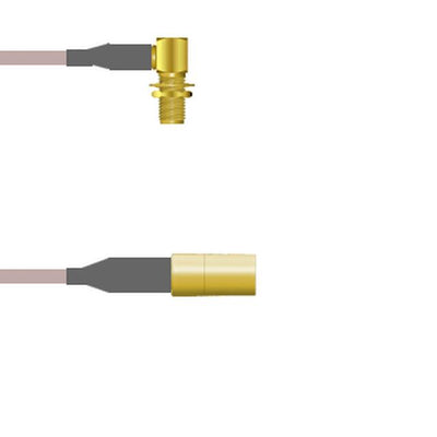 Q-2Q03Z000R2.5M by Amphenol Custom Cable - SMA-RJB/SMB-SP G316D 2.5M
