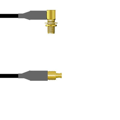 Q-2R01E00081.5M by Amphenol Custom Cable - SMA-RJB/MCX-SP RG58 1.5M