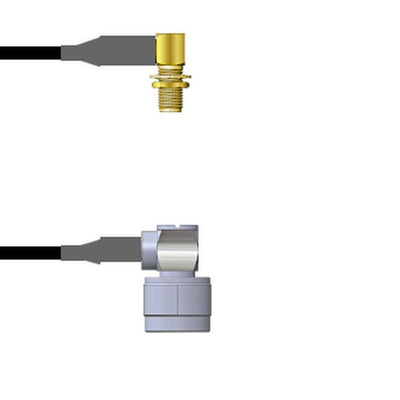 Q-2R02F0008108I by Amphenol Custom Cable - SMA-RJB/N-RP RG58 108I