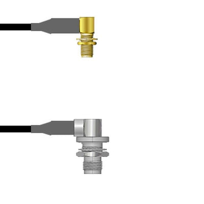Q-2R0490008084I by Amphenol Custom Cable - SMA-RJB/TNC-RJ RG58 84I