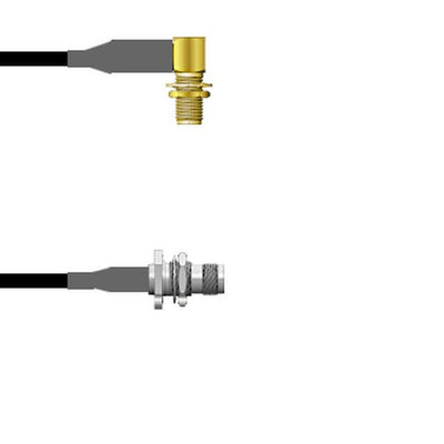 Q-2R04K00081.5M by Amphenol Custom Cable - SMA-RJB/TNC-SJ RG58 1.5M