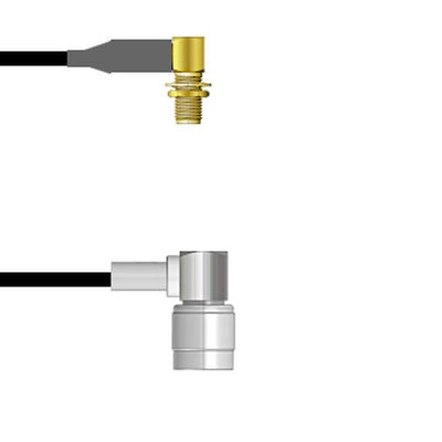 Q-2R04W0008060I by Amphenol Custom Cable - SMA-RJB/TNC-RP RG58 60I