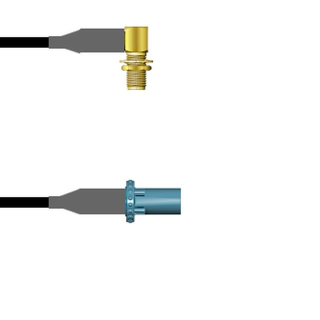 Q-2R05B0008.25M by Amphenol Custom Cable - SMA-RJB/FKRAZ-SP RG58 0.25M