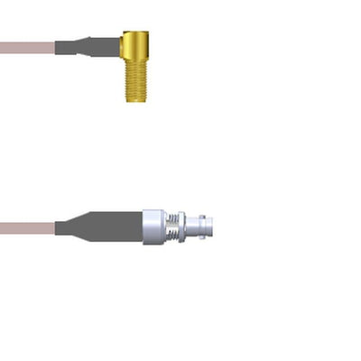 Q-2S00S000H012I by Amphenol Custom Cable - SMA-RJB/HDBNC-SJB G142 12I