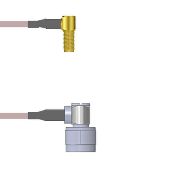 Q-2S02G000H001M by Amphenol Custom Cable - SMA-RJB/N-RP G142 1M