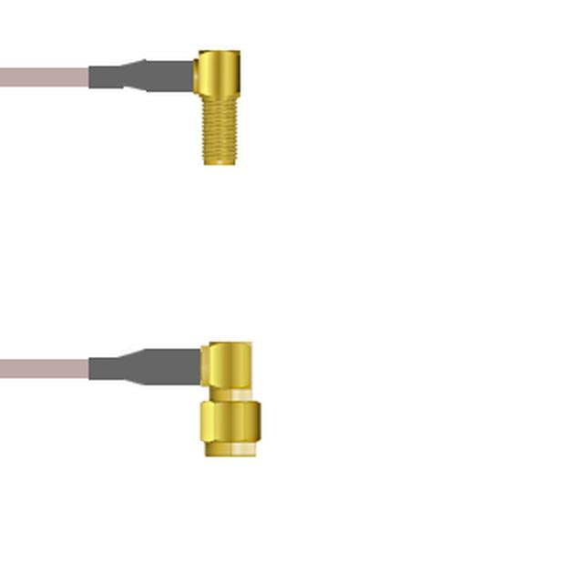 Q-2S038000H009I by Amphenol Custom Cable - SMA-RJB/SMA-RP G142 9I