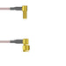 Q-2S038000H009I by Amphenol Custom Cable - SMA-RJB/SMA-RP G142 9I