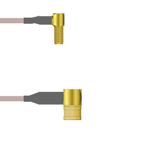 Q-2S03V000H036I by Amphenol Custom Cable - SMA-RJB/SMB-RP G142 36I