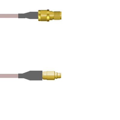 Q-2T01P0001002M by Amphenol Custom Cable - SMA-SJ/MMCX-SP G178 2M