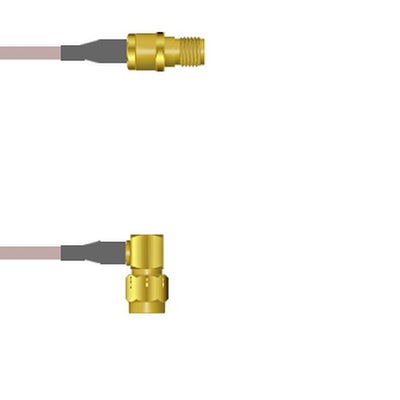 Q-2T0330001108I by Amphenol Custom Cable - SMA-SJ/SMA-RP G178 108I