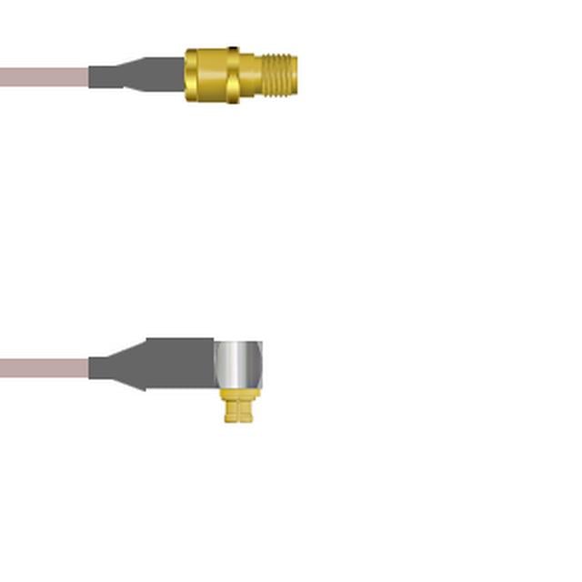Q-2T0460001072I by Amphenol Custom Cable - SMA-SJ/SMPM-RP G178 72I