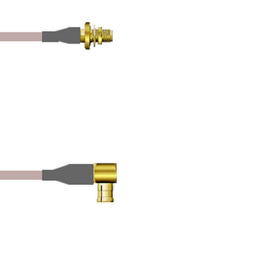 Q-2U0150001.25M by Amphenol Custom Cable - SMA-SJB/MCX-RP G178 0.25M