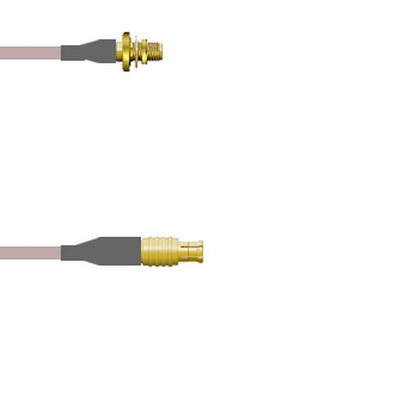 Q-2U01B0001001M by Amphenol Custom Cable - SMA-SJB/MCX-SP G178 1M