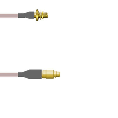 Q-2U01P0001108I by Amphenol Custom Cable - SMA-SJB/MMCX-SP G178 108I