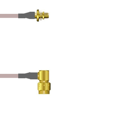 Q-2U0330001012I by Amphenol Custom Cable - SMA-SJB/SMA-RP G178 12I