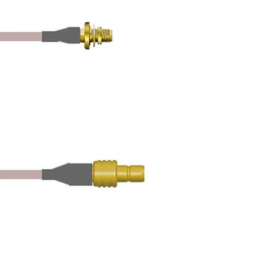 Q-2U03J0001003I by Amphenol Custom Cable - SMA-SJB/SMB-SJ G178 3I