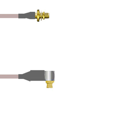 Q-2U0460001012I by Amphenol Custom Cable - SMA-SJB/SMPM-RP G178 12I