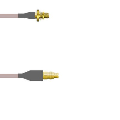 Q-2U0470001.25M by Amphenol Custom Cable - SMA-SJB/SMPM-SP G178 0.25M